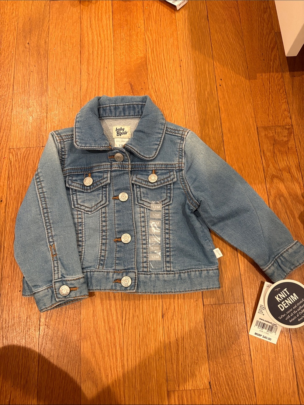 Baby Basics Light Blue Denim Jacket - 12M